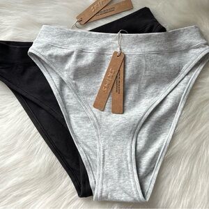 SKIMS 2 Pair Cotton Jersey Cheeky Tanga S PN-CBR-0272